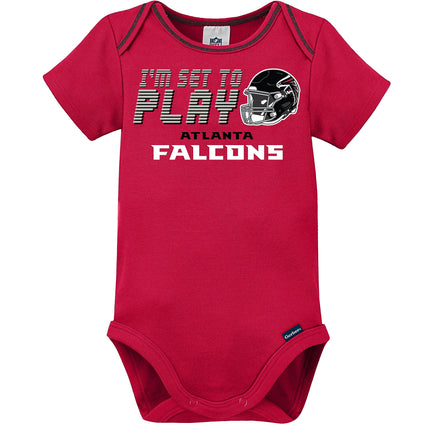 NFL Baby Boys 3 Pack Short Sleeve Bodysuit