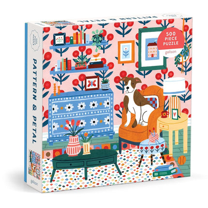 Galison Pattern & Petal – 500 Piece Jigsaw Puzzle 