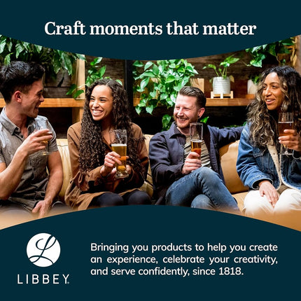 Libbey Stockholm Pilsner Glasses, Set Of 4