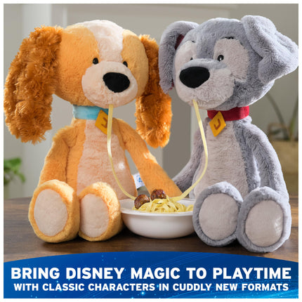 GUND Disney Official Tramp Toothpick Plush, Lady and The Tamp, Tramp Dog Stuffed Animal for Ages 1 and Up, Gray, 15”