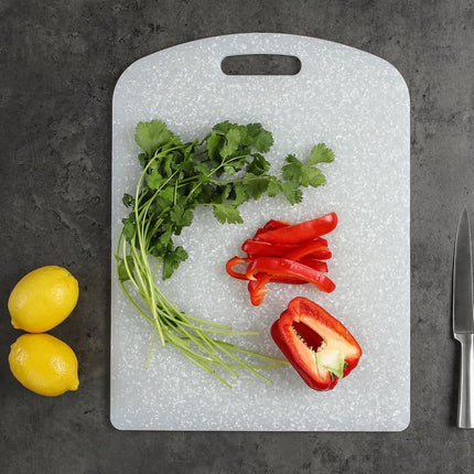 Dexas SuperBoard Cutting Board with Rounded Corners, 12 by 16 inches, Granite Color