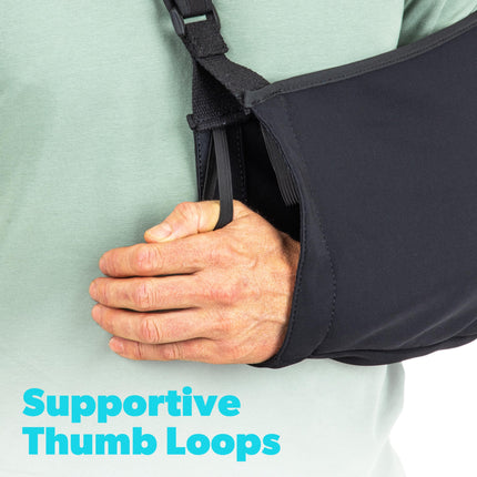 GoSports Cabestrillo para lesiones de hombro, codo y desgarro del manguito rotador - Cabestrillo ajustable para hombres y mujeres - Cabestrillo para brazo izquierdo y derecho