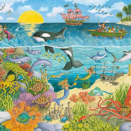 Ravensburger Children Puzzles Pirates and Mermaids 2x24p - Ages 4+