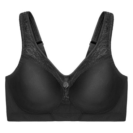 Glamorise MagicLift Seamless Firm Support Wirefree Bra 1007 (Women's & Women's Plus) Black