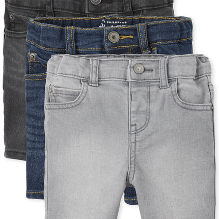 The Children's Place Boys Denim Shorts, Stretch Li