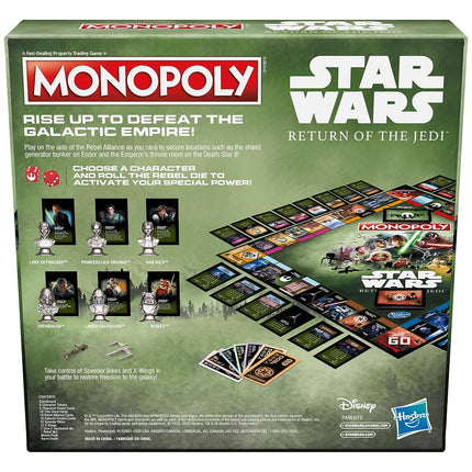 Monopoly Hasbro Gaming : Star Wars of The Jedi Board Game for 2-6 Players, Inspired by of The Jedi Movie, Game for Families and Kids Ages 8+ (Amazon Exclusive)