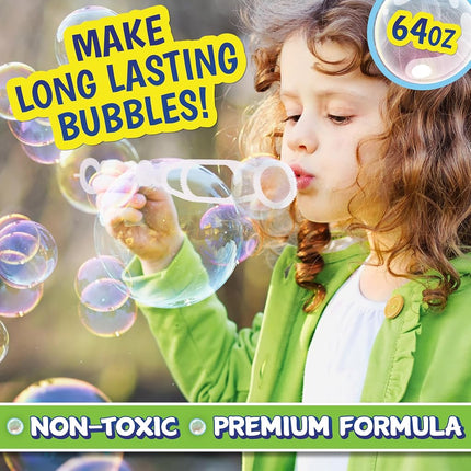 Sunny Days Entertainment Bubble Solution 64oz - Made in USA