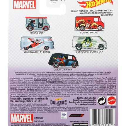 Custom '77 Dodge Van She Hulk Woman sur Marvel Pop Culture 1: 64 Hot Wheels DWH30
