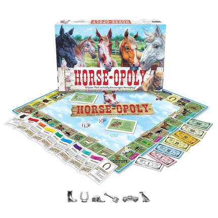 Horse-Opoly Board Game by Late For The Sky