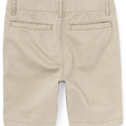 The Children's Place Boys Stretch Chino Shorts, Fin Gray/Sandwash, 16, Fin Gray/Sandwash 2 Pack