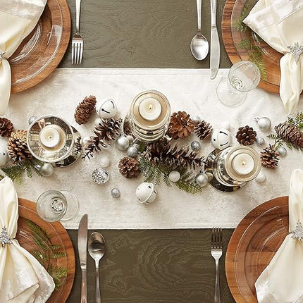 DII Tabletop, Polyester, Cream, Table Runner, 14x72