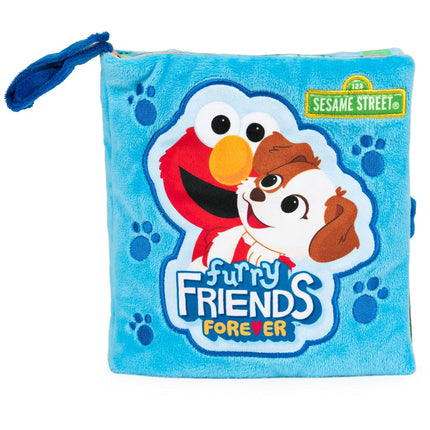 GUND Sesame Street Furry Friends Forever Soft Book Elmo and Tango Plush, 6.5”