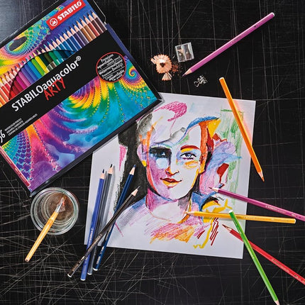 STABILO aquacolor - Aquarellable Colouring Pencil - ARTY