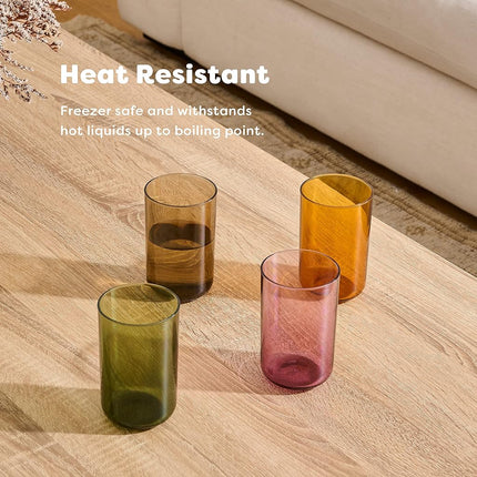 TOSSWARE Reserve 10oz Tumbler - Color Series Set of 4, Premium Quality, Tritan Dishwasher Safe & Heat Resistant Unbreakable Party Cups