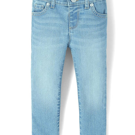 The Children's Place Baby Girls' and Toddler Super Skinny Jeans, Lt Jayblue Wash, 4T
