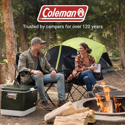Coleman 2000020264 Silla portátil de camping Cooler Quad, roja