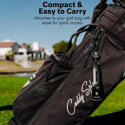 Caddy Splash Golf Club Brush Pro with Water (Black) - Heavy Duty Retractable Clip- Push Button for Easy Cleaning with Nylon Bristles - Holds 4 Oz Water - Golf Accessories - USA Company