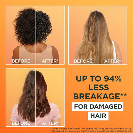 Garnier Hair Mask for Damaged Hair | Papaya Hair Food by Garnier Ultimate Blends, 3-in-1: Conditioner, Hair Mask, Leave-in Hair Conditioner | 98 Percent Natural Origin | 390 ml