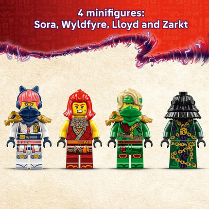 LEGO NINJAGO Rontu the Master Dragon Toy - Posable Dragon Figure with Stud Shooters - incl. Lloyd, Sora & Wyldfyre Minifigures - Gift for 7+ Year Old Boys - 71842