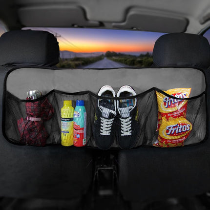FH Group FH1122GRAY E-Z Travel™ Multi-Pocket Storage Collapsible Gray Car Trunk Organizer (Easy Carry Perfect for Garage or Grocery Store, 1 Pack)