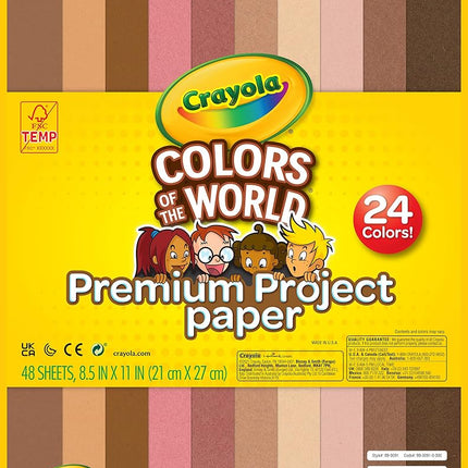 Crayola Colors of The World Construction Paper 8.5