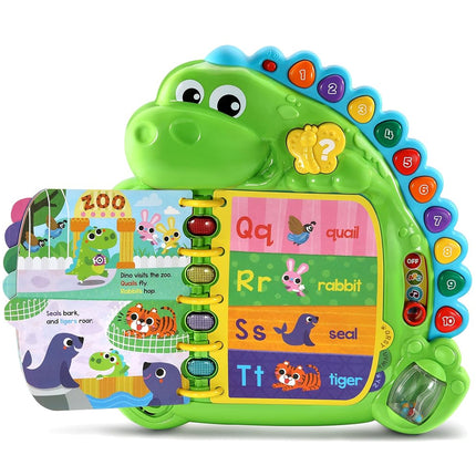 LeapFrog Dino's Delightful Day Alphabet Book, Green