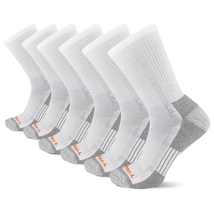 Merrell Recycled Cushion, White Block (6 Pairs), S