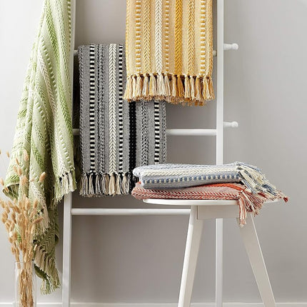 DII Throw, Cotton, Honey Gold, 50x60