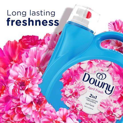 Downy Ultra Laundry Liquid Fabric Softener (Fabric Conditioner), April Fresh, 44 fl oz, 60 Loads