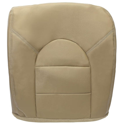 Funda de asiento ECOTRIC compatible con Ford F250 F350 F450 Lariat 1999 2000 - Lado del pasajero delantero de piel artificial color tostado