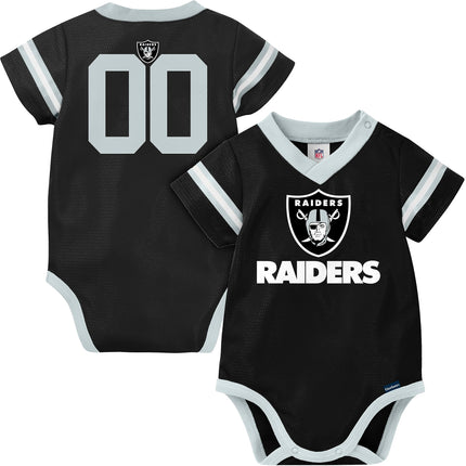 NFL Las Vegas Raiders Baby-Boy Dazzle Bodysuit, Te