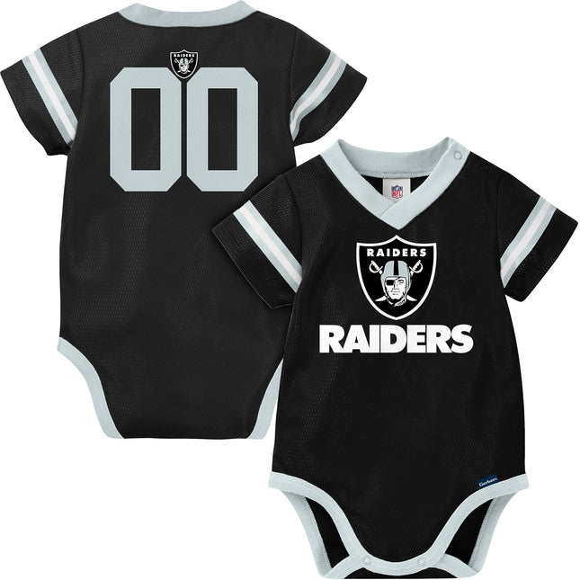 NFL Las Vegas Raiders Baby-Boy Dazzle Bodysuit, Te