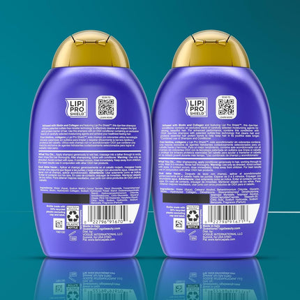 OGX Biotin & Collagen Set, 1 Shampoo + 1 Conditioner, 13 Ounces