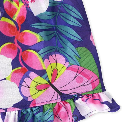 Ensemble de pyjama 2 pièces débardeur et short The Children's Place pour fille, motif floral, XL