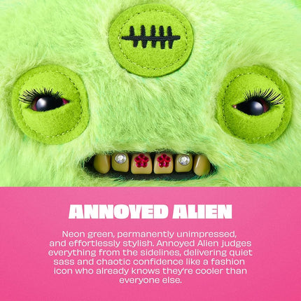 Fuggler Baddies Fuggs 9 Inch Plush Collectible Toy (Annoyed Alien) by ZURU