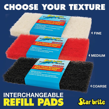 Star brite Flexible Head Scrubber Replacement (Coarse)