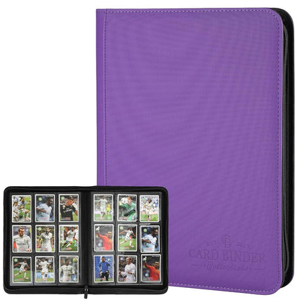 9 Pockets Card Binder,Premium Zip Trading Card Bin