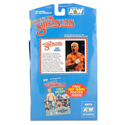 All Elite Wrestling Cody Rhodes LJN Action Figure - AEW Unmatched Collection Figure - Series 1
