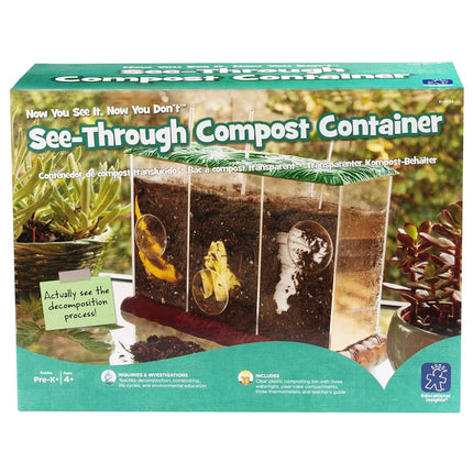 Learning Resources Now You See It, Now You Don't See Through Compost Container