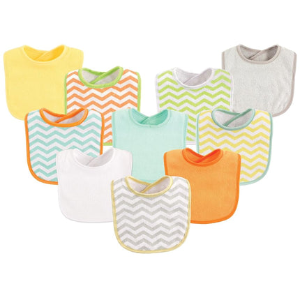Luvable Friends Unisex Baby Cotton Terry Bibs, Neu