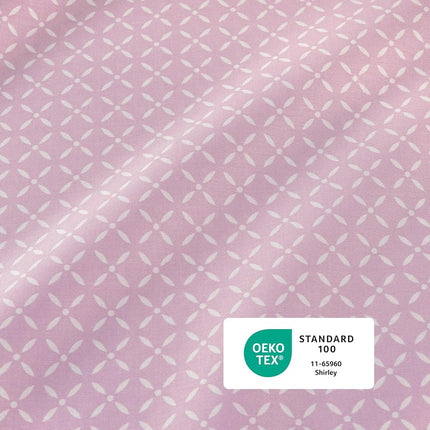 IZOD Sateen Silky 4Pc King Size Bed Sheet Set, Deep Pockets - fits Upto 17", Smooth & Buttery Feel Sheet Set, Long-Staple Soft Combed 100% Cotton Bed Sheet, Hotel Luxury Bedding - Pink Mosaic