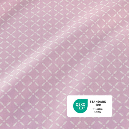 IZOD Sateen Silky 4Pc King Size Bed Sheet Set, Deep Pockets - fits Upto 17", Smooth & Buttery Feel Sheet Set, Long-Staple Soft Combed 100% Cotton Bed Sheet, Hotel Luxury Bedding - Pink Mosaic