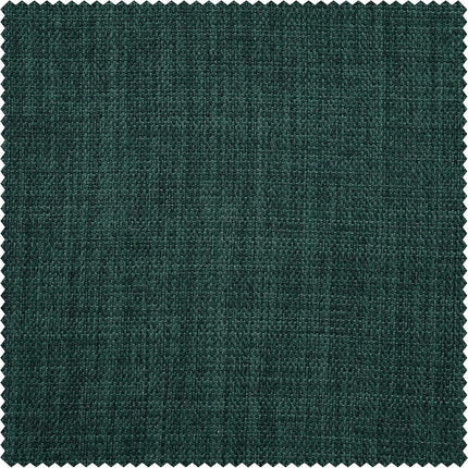 HPD Half Price Drapes Faux Linen Textured Room Darkening Curtains for Bedroom 84 Inches Long (1 Panel), 100W X 84L Extra Wide Curtains for Living Room Home Decor, Focal Green