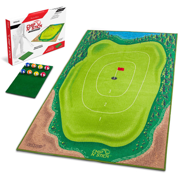 GoSports Mid-Size Chip N' Stick Golf Game - Includ