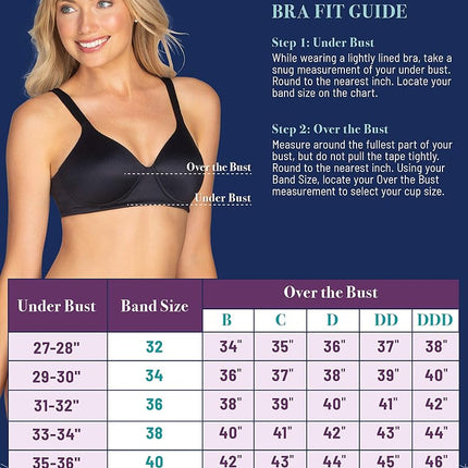 Soutien-gorge sans bretelles lissant le dos Vanity Fair Women's Beauty Back, Beige rosé, 36DDD