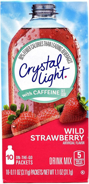 Crystal Light On The Go Wild Strawberry with Caffe
