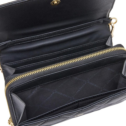 Steve Madden Women's Carina Wallet Crossbody, Black, One Size