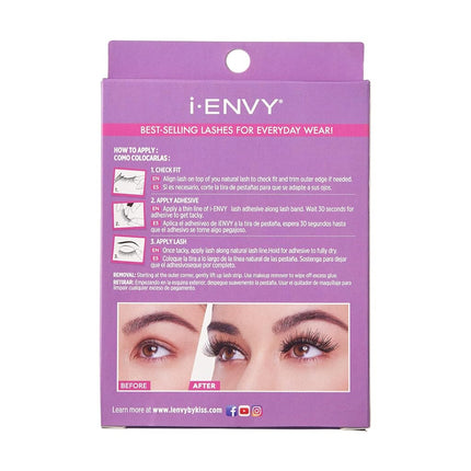 i Envy by Kiss So Wispy 08 Strip Eyelashes Value Pack #KPEM67
