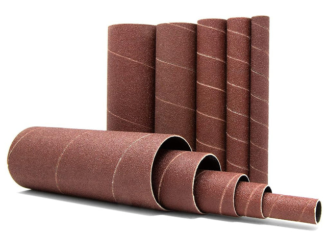 WEN 6535SP80 80-Grit Oscillating Spindle Sandpaper Sanding Sleeves with 5-5/8-Inch Height, 10 Pack