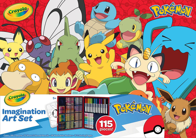 CRAYOLA Pok�mon Imagination Art Set (115pcs), Kids